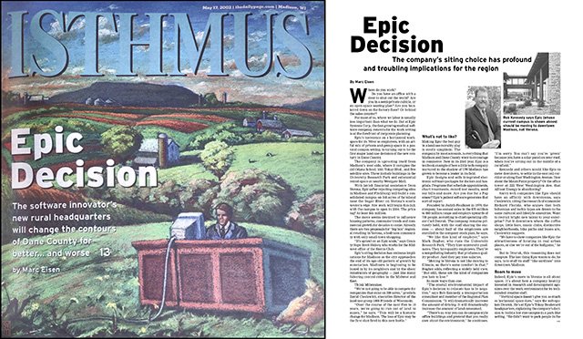 Epic story by Marc Eisen in Isthmus