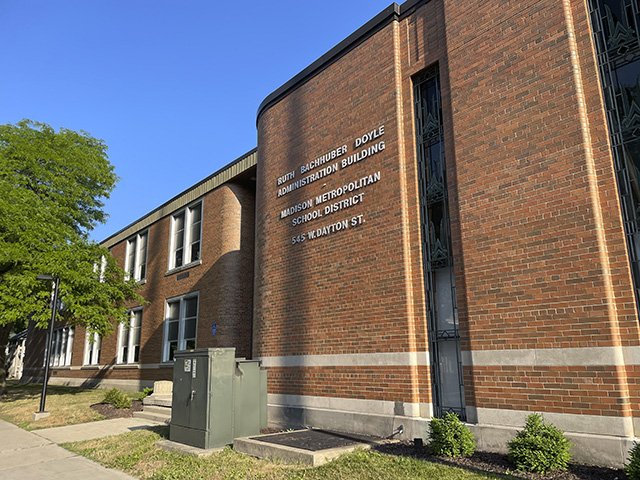 The Madison Metropolitan School District Doyle Administration Building.